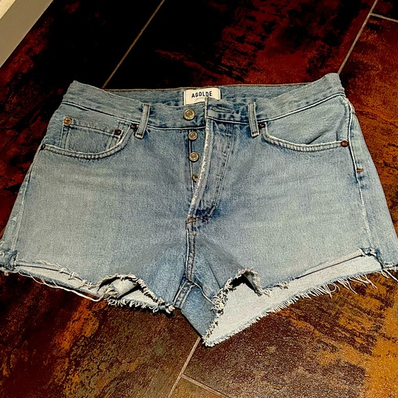 Agolde Parker Shorts - Picture 1 of 3